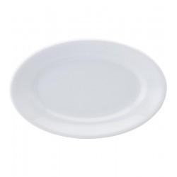 Travessa 26cm Rasa de Porcelana